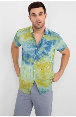 Printed Shirt - Blue