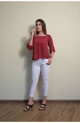 Woman Top-Red